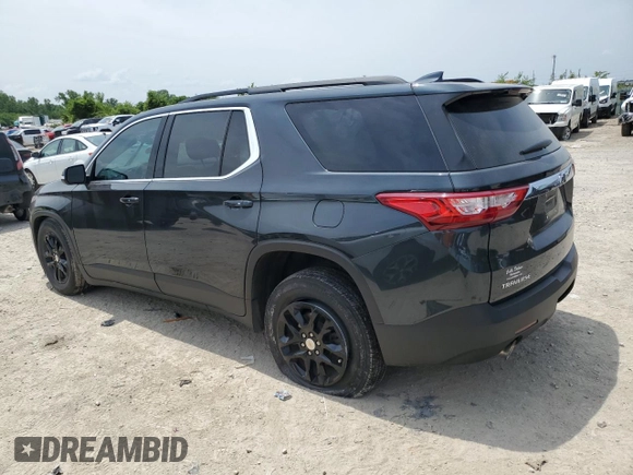 2021 Chevrolet Traverse LT Cloth with VIN 1GNERGKW7MJ187797, listed as a Copart auction lot 60596595 with 39,508 mi miles and Salvage title. Bid and sale history available at DreamBid. Image 2.