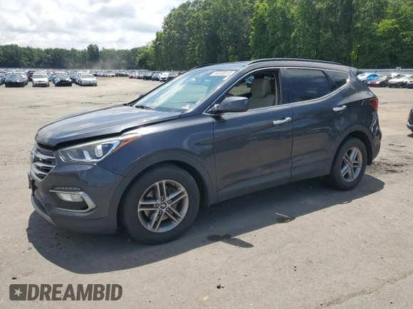 2017 Hyundai Santa Fe 2.4L z VIN 5XYZUDLB8HG430221, wystawiony jako Copart lot #64330015 z przebiegiem 151 318 mil mil oraz Szkoda całkowita • Salvage title. Historia ofert i sprzedaży dostępna na DreamBid. Obrazek 1.