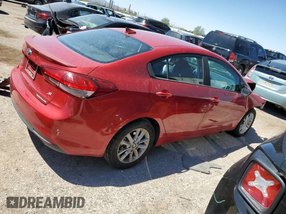 2017 Kia Forte S with VIN 3KPFL4A7XHE039847, listed as a Copart auction lot 70060934 with 87,867 mi miles and Salvage Title. Bid and sale history available at DreamBid. Image 3.