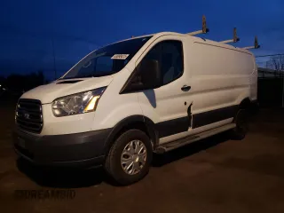 2015 Ford Transit Cargo with VIN 1FTNR1ZM1FKA56727, listed as a Copart auction lot 47671315 with 234,617 mi miles and Salvage Title. Bid and sale history available at carsss.com. Image 1.