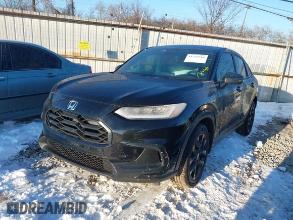 2023 Honda HR-V Sport with VIN 3CZRZ1H55PM731530, listed as a IAAI auction lot 41334716 with 17,793 mi miles. Bid and sale history available at carsss.com. Image 2.