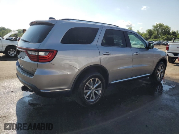 2016 Dodge Durango Limited with VIN 1C4RDJDG2GC467518, listed as a Copart auction lot 64570305 with 117,593 mi miles and Salvage title. Bid and sale history available at DreamBid. Image 3.