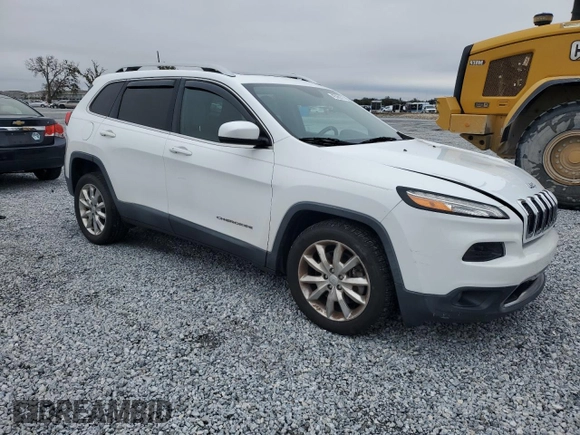 2017 Jeep Cherokee Limited with VIN 1C4PJLDS5HW642781, listed as a Copart auction lot 42055575 with 99,464 mi miles and Salvage Title. Bid and sale history available at carsss.com. Image 4.