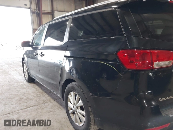2016 Kia Sedona LX with VIN KNDMB5C10G6209405, listed as a IAAI auction lot 41849437 with 190,141 mi miles. Bid and sale history available at carsss.com. Image 13.
