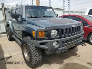 2007 Hummer H3 SUV with VIN 5GTDN13EX78207015, listed as a Copart auction lot 52459815 with 157,357 mi miles and Clean Title. Bid and sale history available at carsss.com. Image 4.