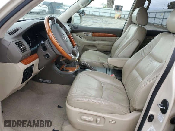 2003 Lexus GX 470 z VIN JTJBT20X330006191, wystawiony jako Copart lot #53516235 z przebiegiem 146 860 mil mil oraz Szkoda całkowita • Salvage title. Historia ofert i sprzedaży dostępna na DreamBid. Obrazek 7.