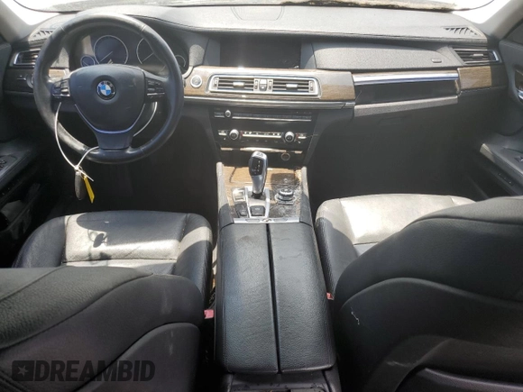 2012 BMW 7 Series 740Li with VIN WBAKB4C55CC577012, listed as a Copart auction lot 62151725 with 111,320 mi miles and Salvage title. Bid and sale history available at DreamBid. Image 8.