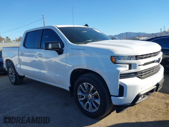 2022 Chevrolet Silverado 1500 RST with VIN 1GCPWDED6NZ123496, listed as a IAAI auction lot 41204485 with 34,735 mi miles. Bid and sale history available at carsss.com. Image 1.