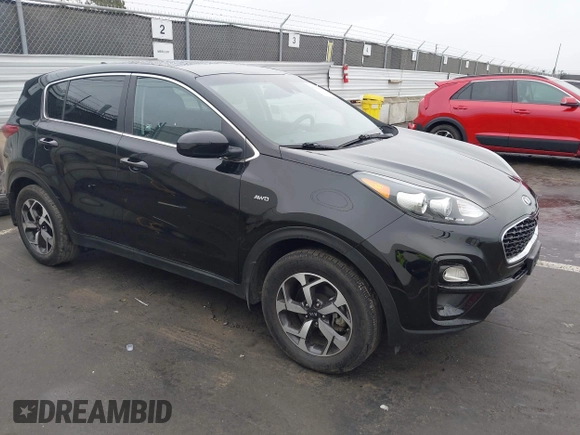 2022 Kia Sportage LX with VIN KNDPMCACXN7980493, listed as a IAAI auction lot 41925425 with 50,785 mi miles. Bid and sale history available at carsss.com. Image 1.