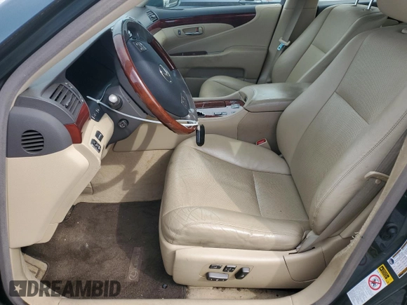 2008 Lexus LS 460 with VIN JTHBL46F485064011, listed as a Copart auction lot 48799195 with 198,182 mi miles and Salvage Title. Bid and sale history available at carsss.com. Image 7.