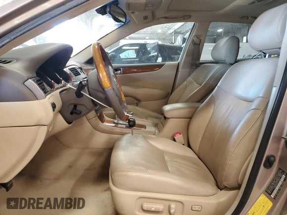 2006 Lexus ES 350 with VIN JTHBA30G665173942, listed as a Copart auction lot 56670715 with 126,292 mi miles and Salvage Title. Bid and sale history available at DreamBid. Image 7.