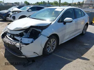 2024 Toyota Corolla LE with VIN JTDB4MEEXR3024245, listed as a IAAI auction lot 42353374 with 25,813 mi miles and . Bid and sale history available at DreamBid. Image 17.