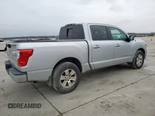 2018 Nissan Titan SV with VIN 1N6AA1EK7JN502927, listed as a Copart auction lot 47693425 with 95,309 mi miles and Salvage Title. Bid and sale history available at carsss.com. Image 3.