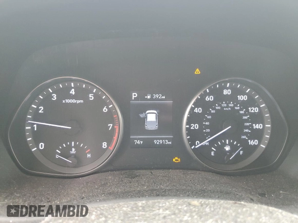 2019 Hyundai Elantra GT with VIN KMHH35LE1KU117673, listed as a Copart auction lot 73005714 with 92,913 mi miles and Salvage Title. Bid and sale history available at carsss.com. Image 9.