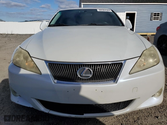 2006 Lexus IS 250 with VIN JTHCK262262004364, listed as a Copart auction lot 80584384 with 219,592 mi miles and Clean Title. Bid and sale history available at DreamBid. Image 5.