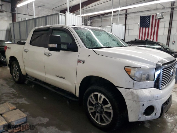 2010 Toyota Tundra 4WD Truck LTD with VIN 5TFHW5F14AX096156, listed as a Copart auction lot 44597115 with 171,158 mi miles and Salvage Title. Bid and sale history available at carsss.com. Image 4.