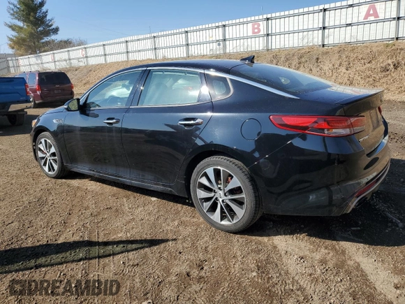 2016 Kia Optima SX Turbo with VIN 5XXGW4L27GG075109, listed as a Copart auction lot 50602175 with 101,881 mi miles and Clean Title. Bid and sale history available at carsss.com. Image 2.