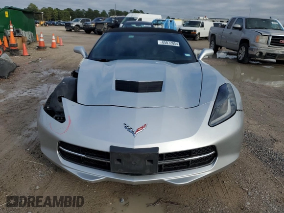 2014 Chevrolet Corvette 3LT with VIN 1G1YF3D75E5125797, listed as a Copart auction lot 85872054 with 60,115 mi miles and Salvage Title. Bid and sale history available at carsss.com. Image 5.