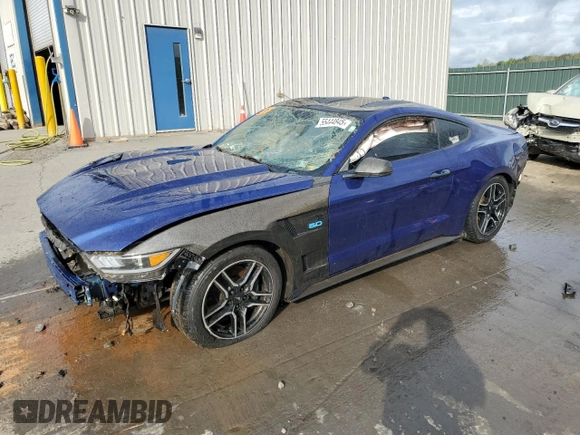 2015 Ford Mustang GT with VIN 1FA6P8CF0F5418662, listed as a Copart auction lot 55444845 with Not Provided miles and Salvage Title. Bid and sale history available at DreamBid. Image 1.