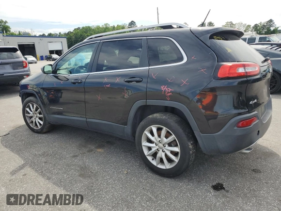 2014 Jeep Cherokee Limited z VIN 1C4PJMDS1EW132204, wystawiony jako Copart lot #57324975 z przebiegiem 98 899 mil mil oraz Szkoda całkowita • Salvage title. Historia ofert i sprzedaży dostępna na DreamBid. Obrazek 2.
