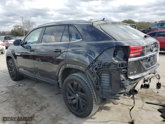 2021 Volkswagen Atlas Cross Sport 3.6L V6 SE w/Technology with VIN 1V2HE2CA8MC221627, listed as a Copart auction lot 78477434 with 81,118 mi miles and Salvage Title. Bid and sale history available at carsss.com. Image 2.