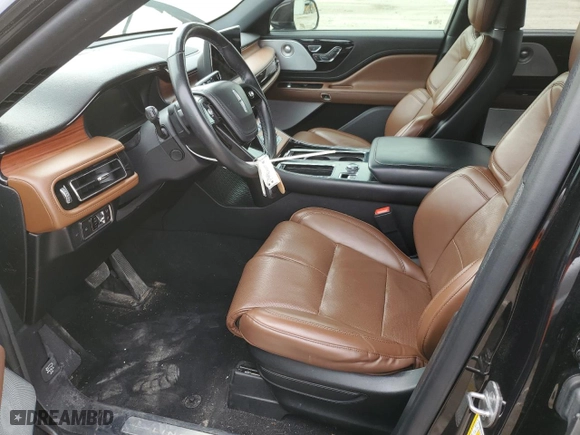 2020 Lincoln Aviator Reserve with VIN 5LM5J7XC2LGL07184, listed as a Copart auction lot 50387385 with 50,708 mi miles and Salvage Title. Bid and sale history available at carsss.com. Image 7.