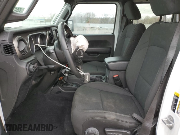 2021 Jeep Wrangler Unlimited Willys with VIN 1C4HJXDN2MW611018, listed as a Copart auction lot 50521595 with 68,724 mi miles and Salvage title. Bid and sale history available at DreamBid. Image 7.