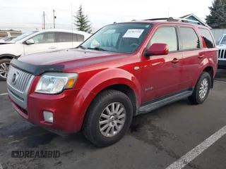 2008 Mercury Mariner Premier with VIN 4M2CU97148KJ44116, listed as a IAAI auction lot 41502759 with 152,345 mi miles. Bid and sale history available at carsss.com. Image 2.