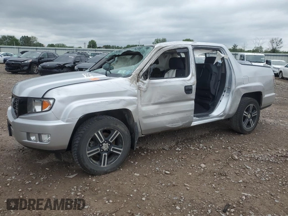 2013 Honda Ridgeline Sport z VIN 5FPYK1F75DB011503, wystawiony jako Copart lot #62094665 z przebiegiem Nie podano mil oraz Szkoda całkowita • Salvage title. Historia ofert i sprzedaży dostępna na DreamBid. Obrazek 1.