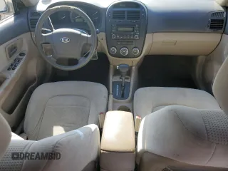 2007 Kia Spectra EX with VIN KNAFE121375478544, listed as a Copart auction lot 51572015 with 200,203 mi miles and Salvage Title. Bid and sale history available at carsss.com. Image 8.