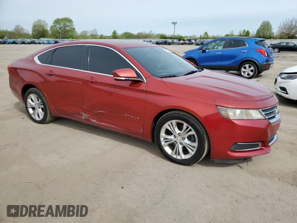 2014 Chevrolet Impala LT with VIN 2G1115SL1E9291961, listed as a Copart auction lot 55385645 with 196,510 mi miles and Clean Title. Bid and sale history available at DreamBid. Image 4.
