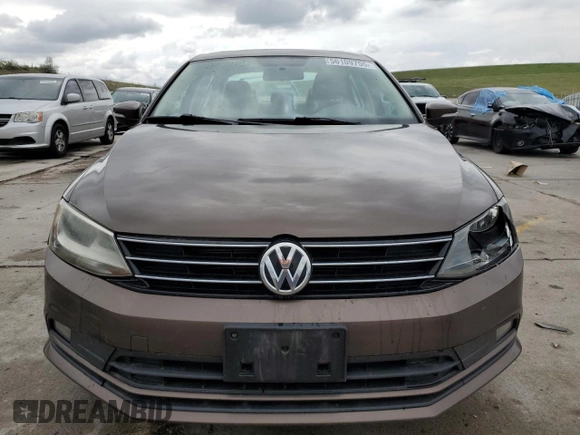 2015 Volkswagen Jetta SE with VIN 3VWD17AJ0FM239520, listed as a Copart auction lot 56109755 with 56,706 mi miles and Non repairable. Bid and sale history available at DreamBid. Image 5.