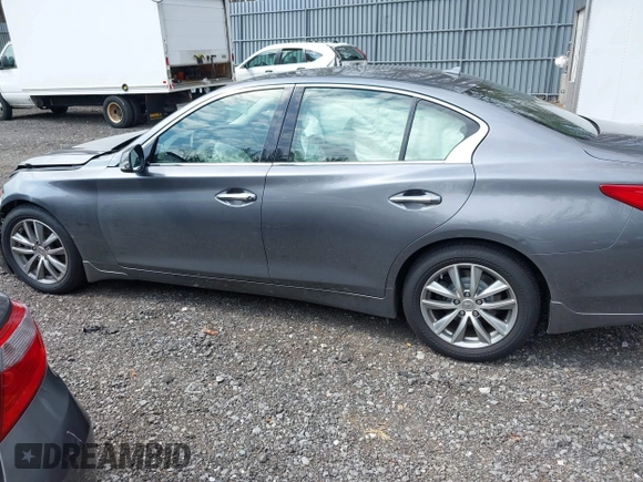 2015 Infiniti Q50 Premium with VIN JN1BV7AR8FM417774, listed as a IAAI auction lot 41909847 with 39,377 mi miles. Bid and sale history available at carsss.com. Image 14.