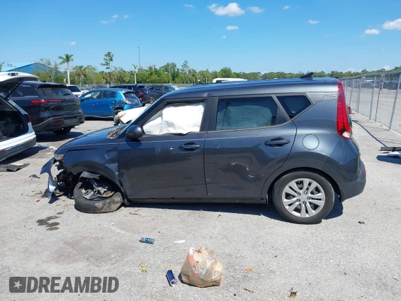 2021 Kia Soul S with VIN KNDJ23AU5M7792614, listed as a IAAI auction lot 41894118 with 27,117 mi miles and . Bid and sale history available at DreamBid. Image 14.