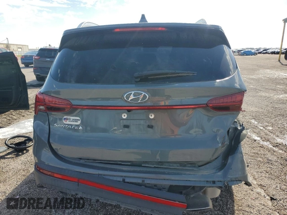 2021 Hyundai Santa Fe SEL with VIN 5NMS64AJ6MH314506, listed as a Copart auction lot 89408985 with 52,219 mi miles and Clean Title. Bid and sale history available at carsss.com. Image 6.