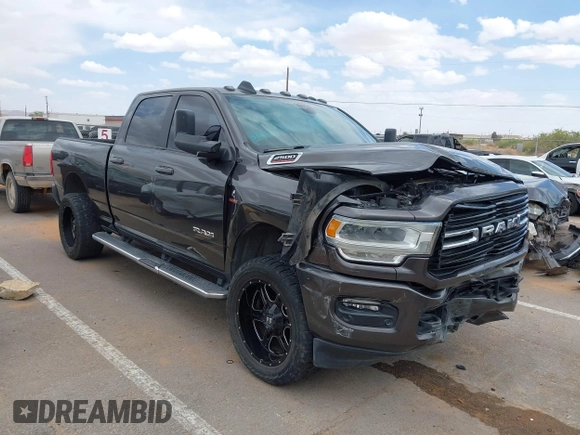 2019 Ram 2500 Lone Star with VIN 3C6UR5DL9KG604368, listed as a IAAI auction lot 42183936 with 95,071 mi miles and . Bid and sale history available at DreamBid. Image 1.