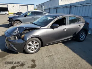 2014 Mazda 3 i Sport with VIN JM1BM1K75E1200354, listed as a Copart auction lot 60173105 with 158,286 mi miles and Salvage title. Bid and sale history available at DreamBid. Image 1.