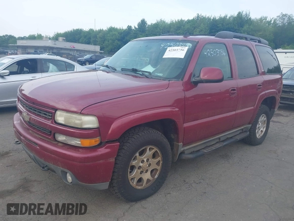 2006 Chevrolet Tahoe Z71 with VIN 1GNEK13Z36R127742, listed as a IAAI auction lot 42503756 with 235,820 mi miles and . Bid and sale history available at DreamBid. Image 2.
