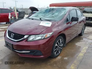 2015 Honda Civic EX with VIN 2HGFB2F8XFH562376, listed as a IAAI auction lot 41947465 with 73,040 mi miles and . Bid and sale history available at carsss.com. Image 19.
