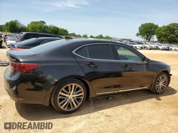 2015 Acura TLX Advance with VIN 19UUB2F77FA002439, listed as a Copart auction lot 87069904 with 252,446 mi miles and Salvage title. Bid and sale history available at DreamBid. Image 3.
