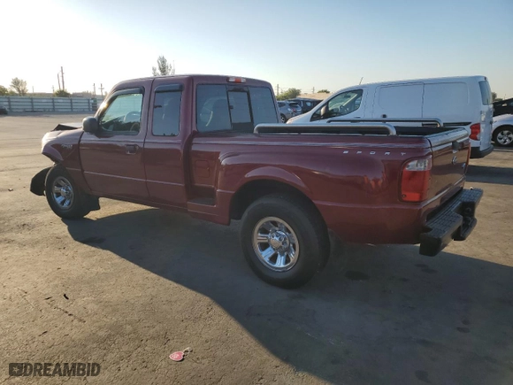 2002 Ford Ranger XL Fleet with VIN 1FTYR44V32PB52791, listed as a Copart auction lot 48700495 with 128,820 mi miles and Salvage Title. Bid and sale history available at carsss.com. Image 2.