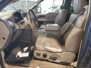 2005 Ford F-150 XLT with VIN 1FTPX125X5NB81756, listed as a Copart auction lot 57835215 with 208,233 mi miles and Salvage title. Bid and sale history available at DreamBid. Image 7.