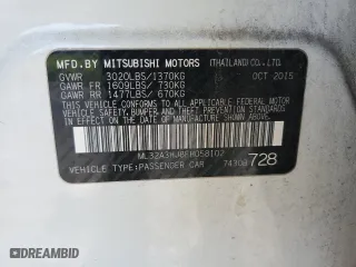 2015 Mitsubishi Mirage DE with VIN ML32A3HJ8FH058102, listed as a Copart auction lot 49306855 with 83,994 mi miles and Clean Title. Bid and sale history available at carsss.com. Image 12.