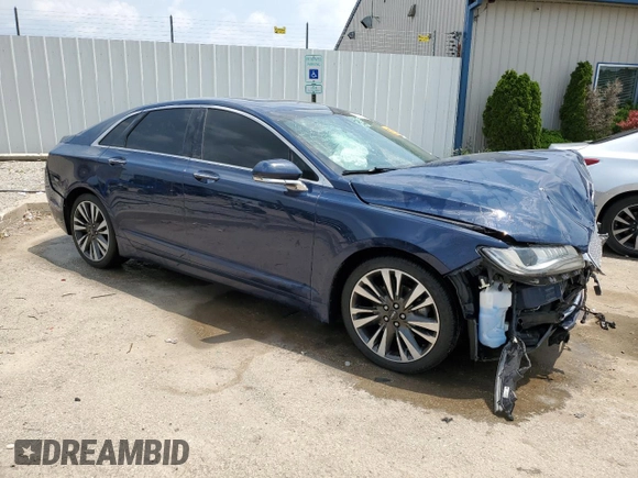 2019 Lincoln MKZ Reserve II with VIN 3LN6L5F96KR604865, listed as a Copart auction lot 59718895 with 85,547 mi miles and Salvage title. Bid and sale history available at DreamBid. Image 4.