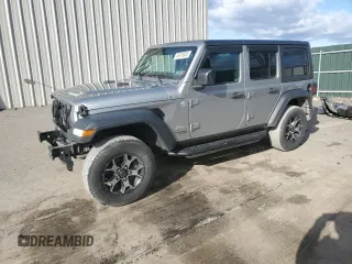 2018 Jeep Wrangler Unlimited Sport S with VIN 1C4HJXDG7JW279056, listed as a Copart auction lot 51979305 with 58,761 mi miles and Salvage Title. Bid and sale history available at carsss.com. Image 1.
