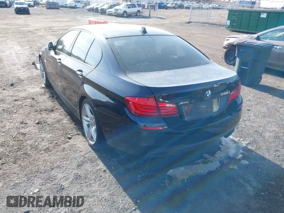 2013 BMW 5 Series 550i xDrive with VIN WBAFU9C52DDY70807, listed as a IAAI auction lot 41663855 with 92,009 mi miles and . Bid and sale history available at carsss.com. Image 3.