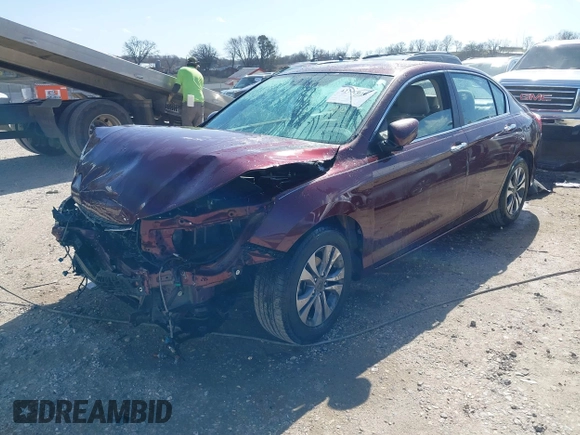 2015 Honda Accord LX with VIN 1HGCR2F38FA024227, listed as a IAAI auction lot 41746016 with 66,718 mi miles. Bid and sale history available at carsss.com. Image 18.