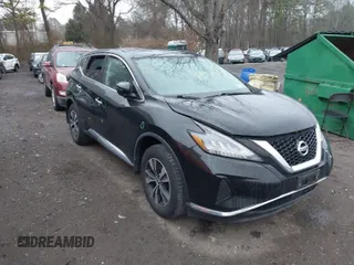 2019 Nissan Murano S with VIN 5N1AZ2MSXKN165881, listed as a IAAI auction lot 41826010 with 89,418 mi miles. Bid and sale history available at carsss.com. Image 1.