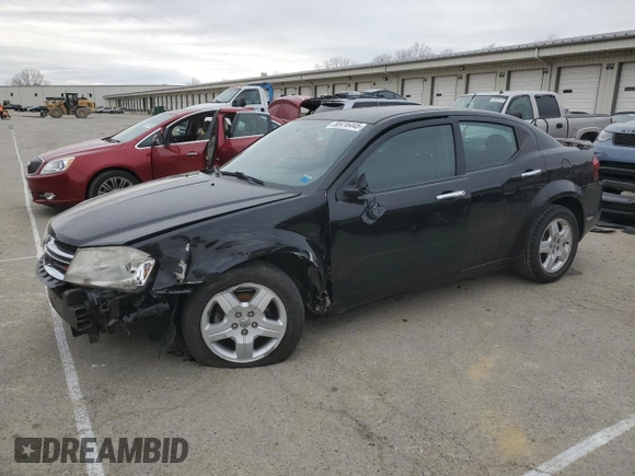 2013 Dodge Avenger SE with VIN 1C3CDZAB2DN729958, listed as a Copart auction lot 50416445 with 93,017 mi miles and Salvage Title. Bid and sale history available at carsss.com. Image 1.