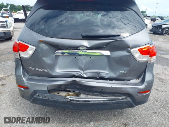 2016 Nissan Pathfinder S with VIN 5N1AR2MN4GC613707, listed as a IAAI auction lot 42462865 with 130,113 mi miles and . Bid and sale history available at DreamBid. Image 18.